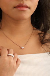Celeste Solitaire Necklace