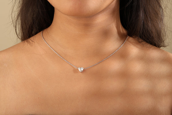 Eternal Heart Diamond Necklace