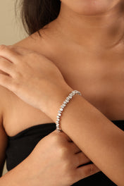 Lustra Pear Diamond Tennis Bracelet