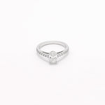 Load image into Gallery viewer, Slim Oval Micro‑Pavé lab grown diamonds ring
