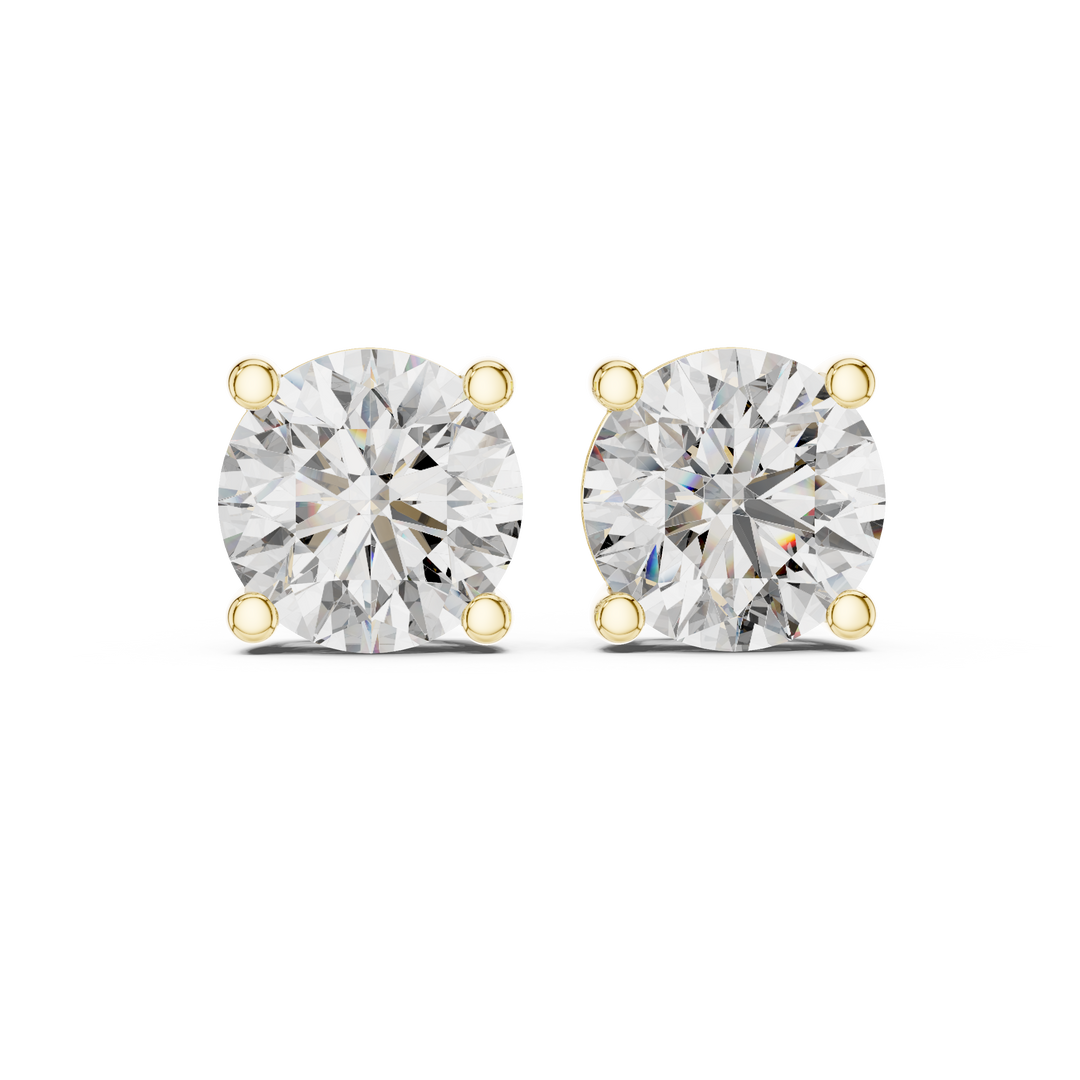 Eternal Sparkle Solitaire Earrings