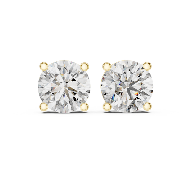 Eternal Sparkle Solitaire Earrings
