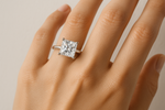 Load image into Gallery viewer, 3CT PRINCESS DIAMOND RING ON HAND
