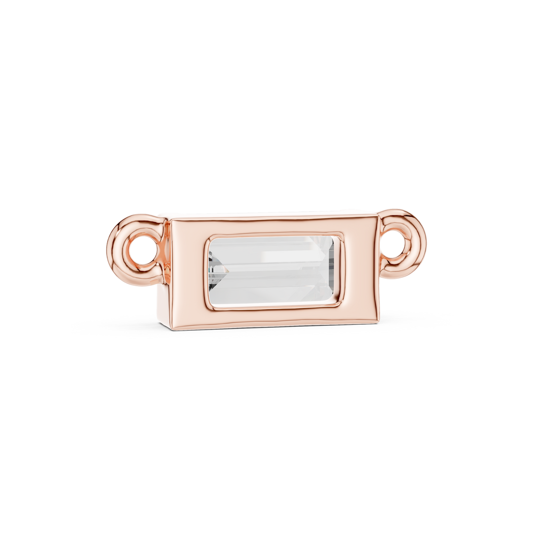 Elegant Baguette Diamond Necklace