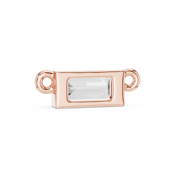 Elegant Baguette Diamond Necklace