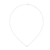 Elegant Baguette Diamond Necklace