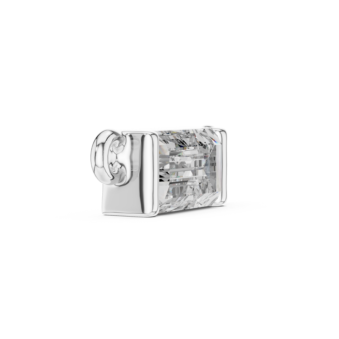 Elegant Baguette Diamond Necklace