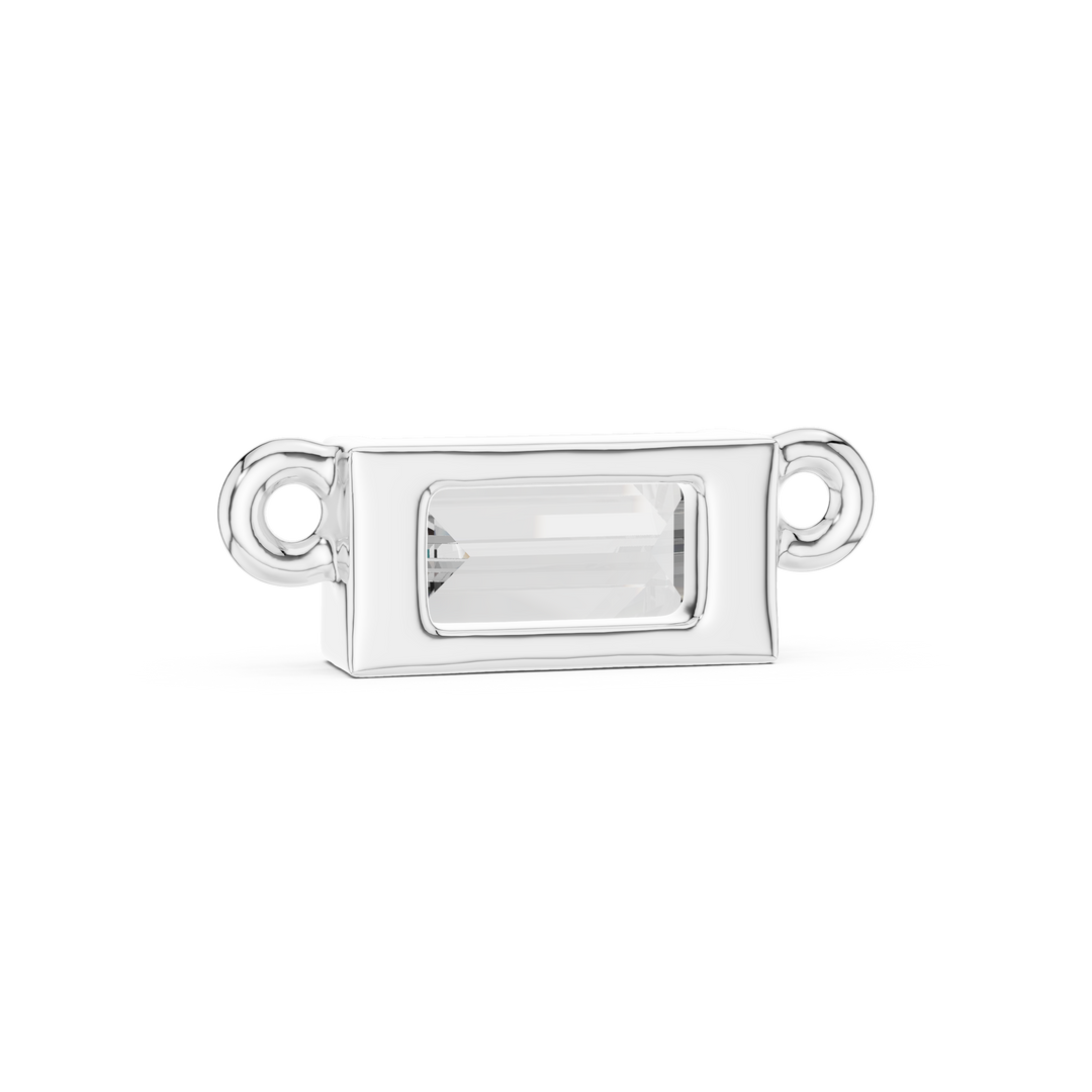 Elegant Baguette Diamond Necklace