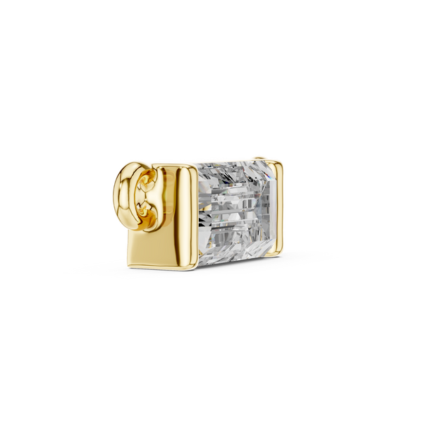 Elegant Baguette Diamond Necklace