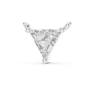 Modern Trilliant Diamond Necklace