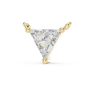 Modern Trilliant Diamond Necklace