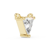 Modern Trilliant Diamond Necklace