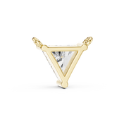 Modern Trilliant Diamond Necklace