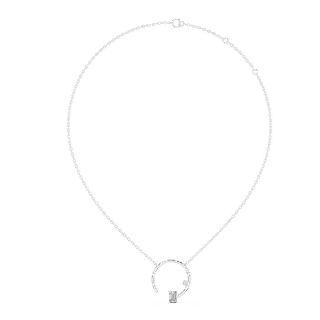 Celestial Orbit Diamond Necklace