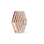 Load image into Gallery viewer, Radiant Hexagon Round Diamond Necklace
