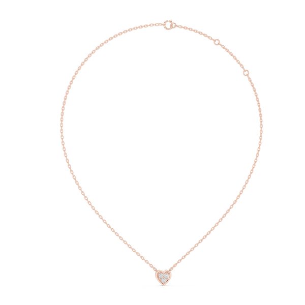 Timeless Heart Shape Diamond Necklace