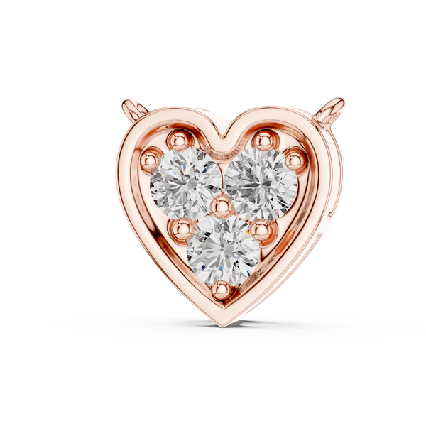 Timeless Heart Shape Diamond Necklace