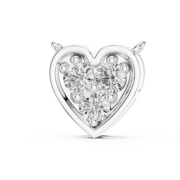 Timeless Heart Shape Diamond Necklace