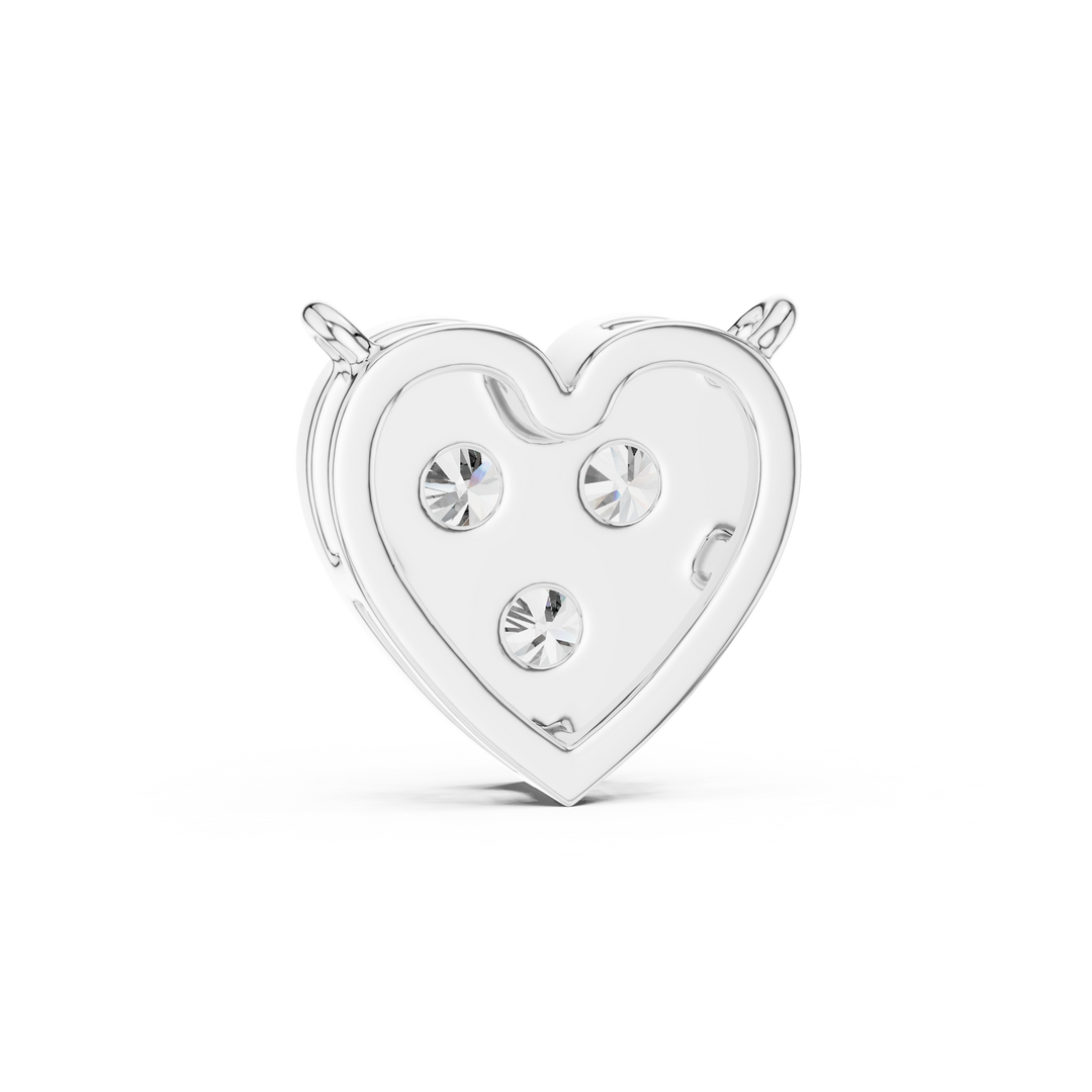 Timeless Heart Shape Diamond Necklace