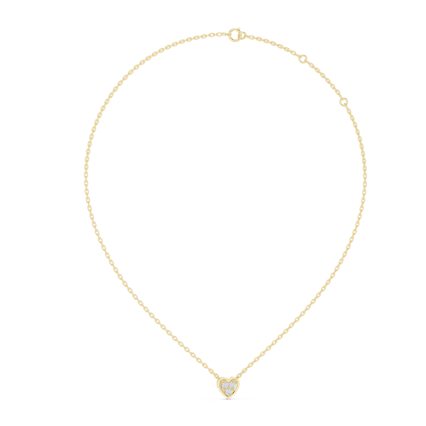Timeless Heart Shape Diamond Necklace