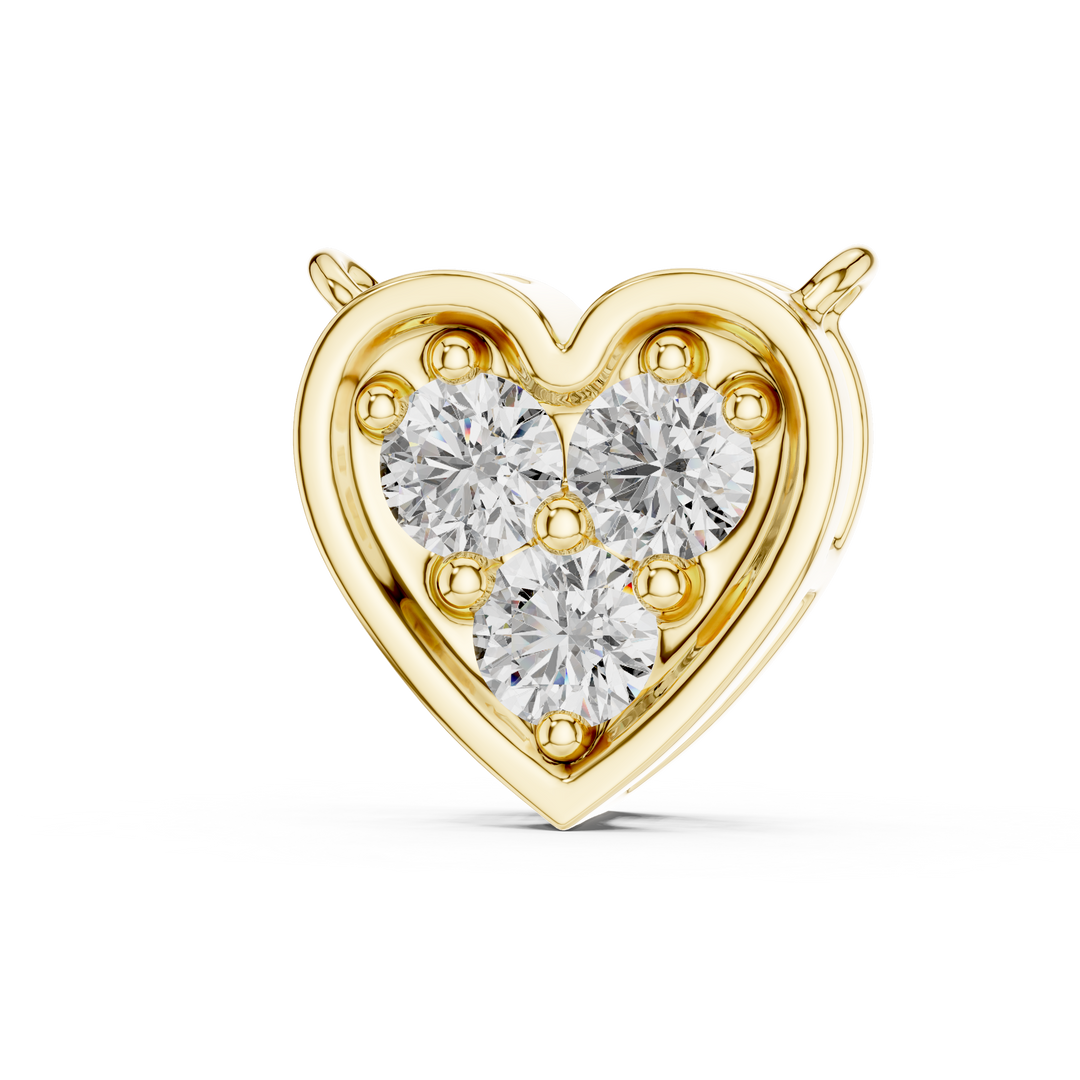 Timeless Heart Shape Diamond Necklace
