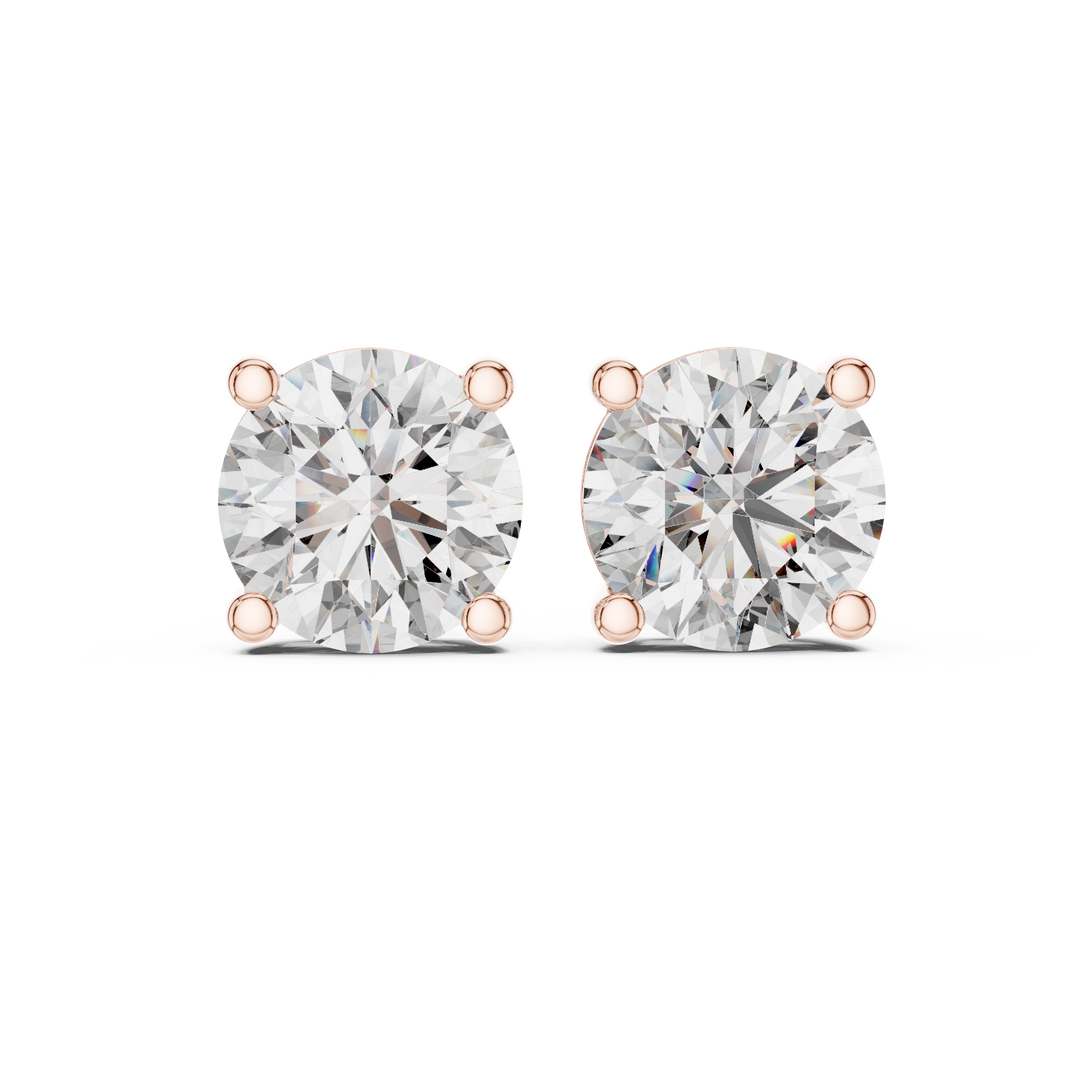 Eternal Sparkle Solitaire Earrings