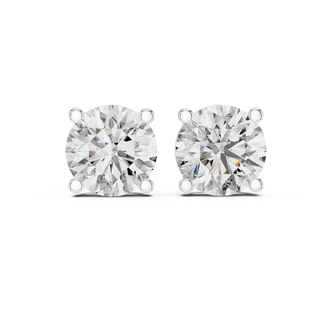 Eternal Sparkle Solitaire Earrings