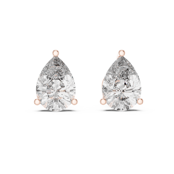 Aurora Pear Studs
