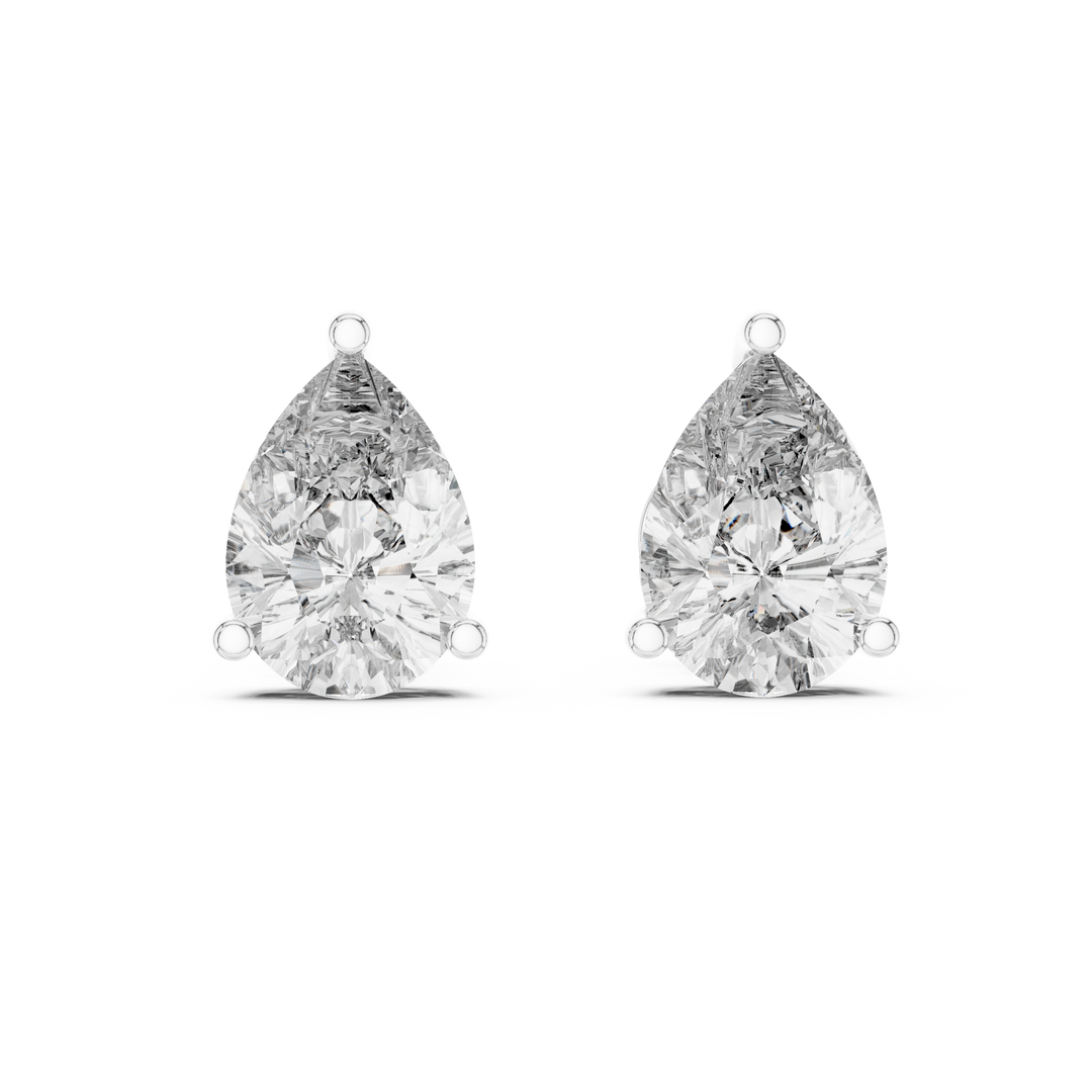 Aurora Pear Studs
