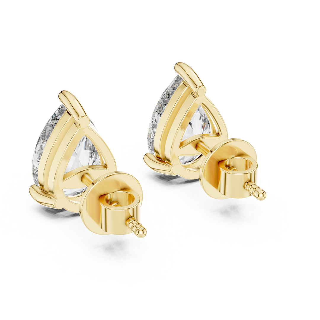 Aurora Pear Studs