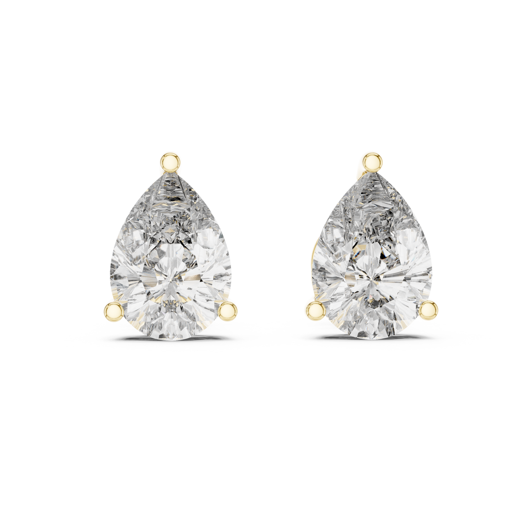 Aurora Pear Studs