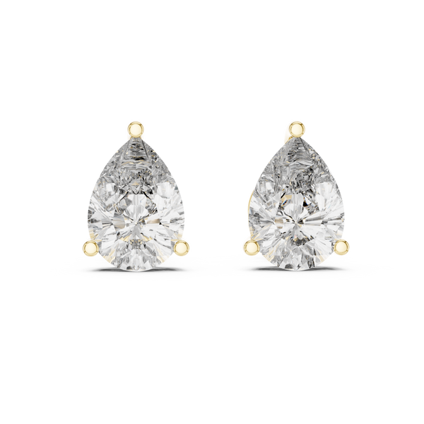 Aurora Pear Studs