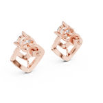 Load image into Gallery viewer, Chevron Radiance Studs
