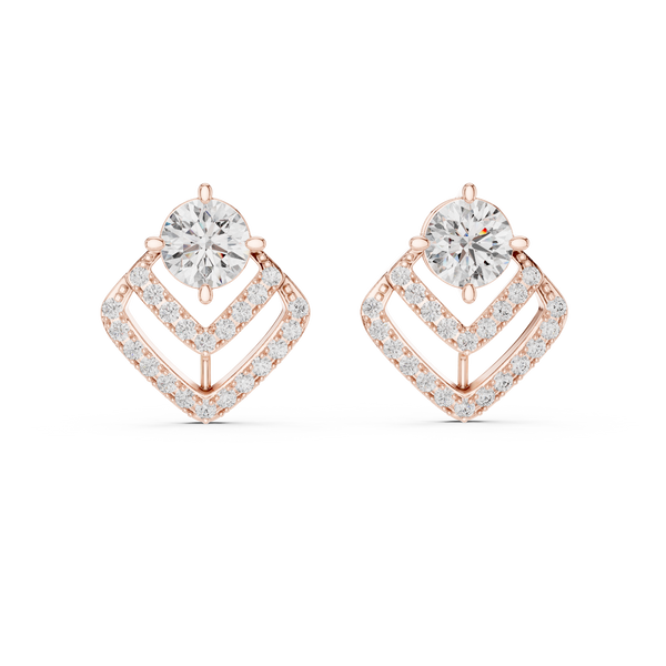 Chevron Radiance Studs