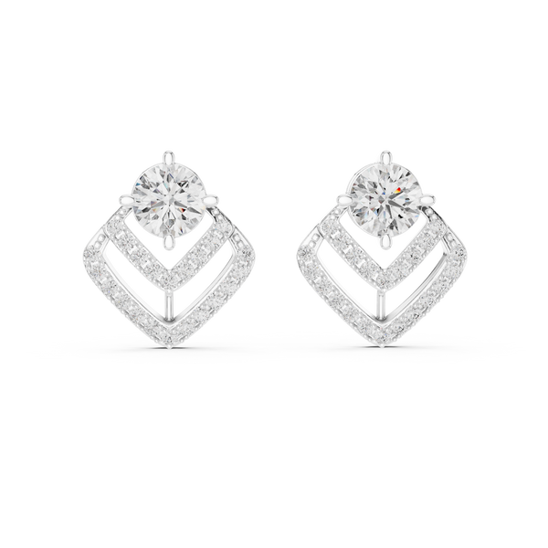 Chevron Radiance Studs