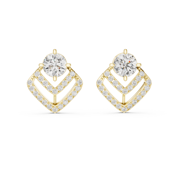 Chevron Radiance Studs