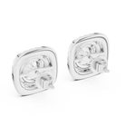 Load image into Gallery viewer, Regal Cushion Halo Studs
