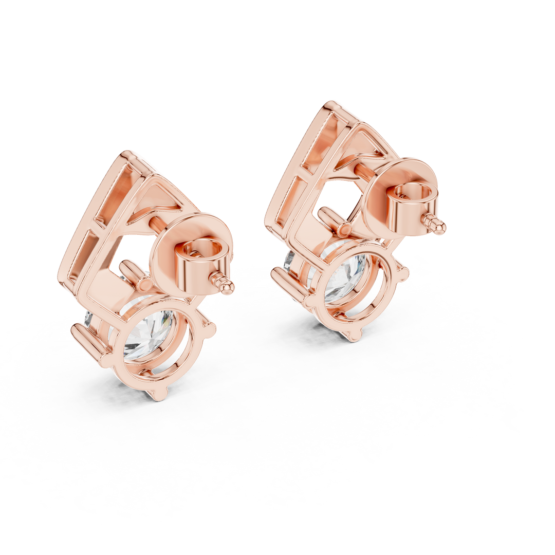 Geometric Grace Studs