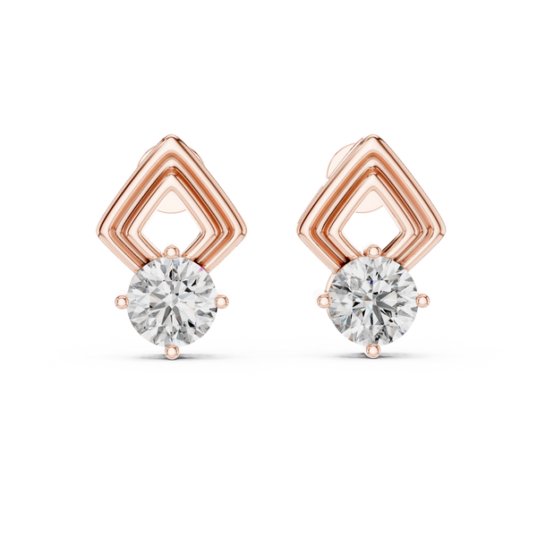 Geometric Grace Studs