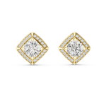 Load image into Gallery viewer, Diamond Cushion Halo Solitaire Studs
