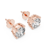 Load image into Gallery viewer, Elegant Basket Solitaire Studs
