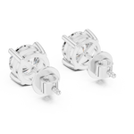 Load image into Gallery viewer, Elegant Basket Solitaire Studs
