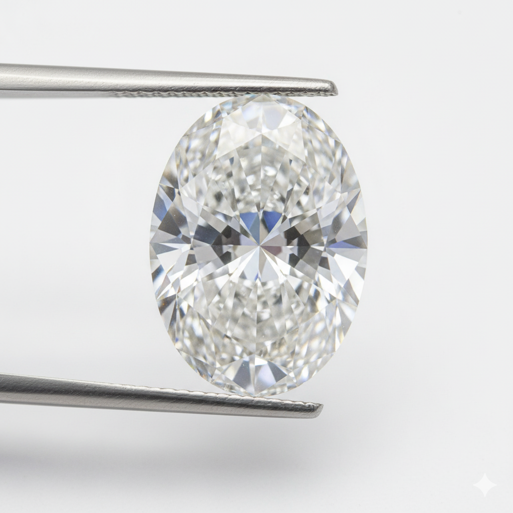 IGI Certified 2.00 CT Oval Cut Lab Grown Diamond