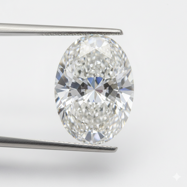 IGI Certified 2.00 CT Oval Cut Lab Grown Diamond