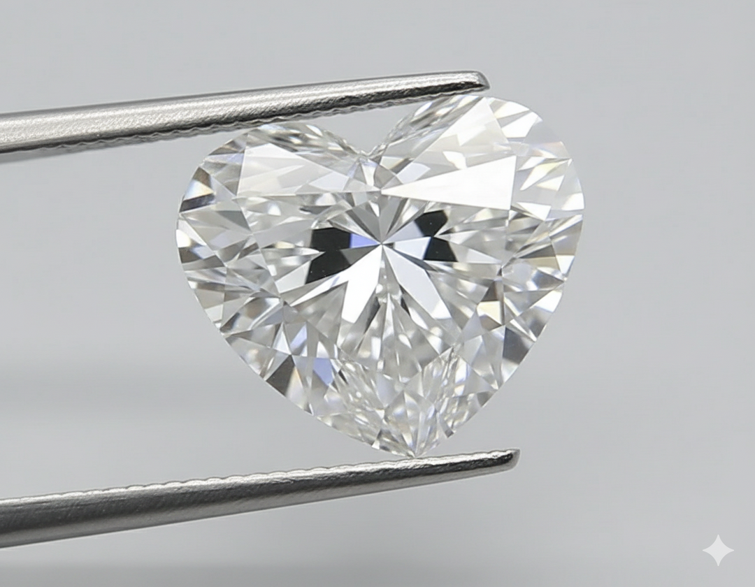 IGI Certified 2.00 CT Heart Cut Lab Grown Diamond