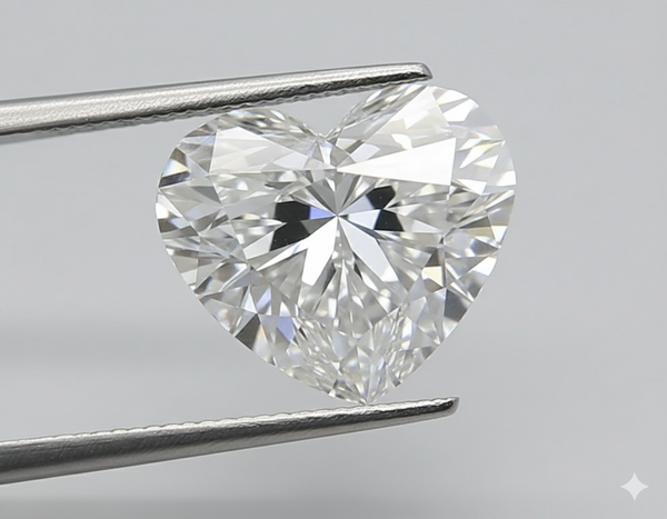 IGI Certified 2.00 CT Heart Cut Lab Grown Diamond