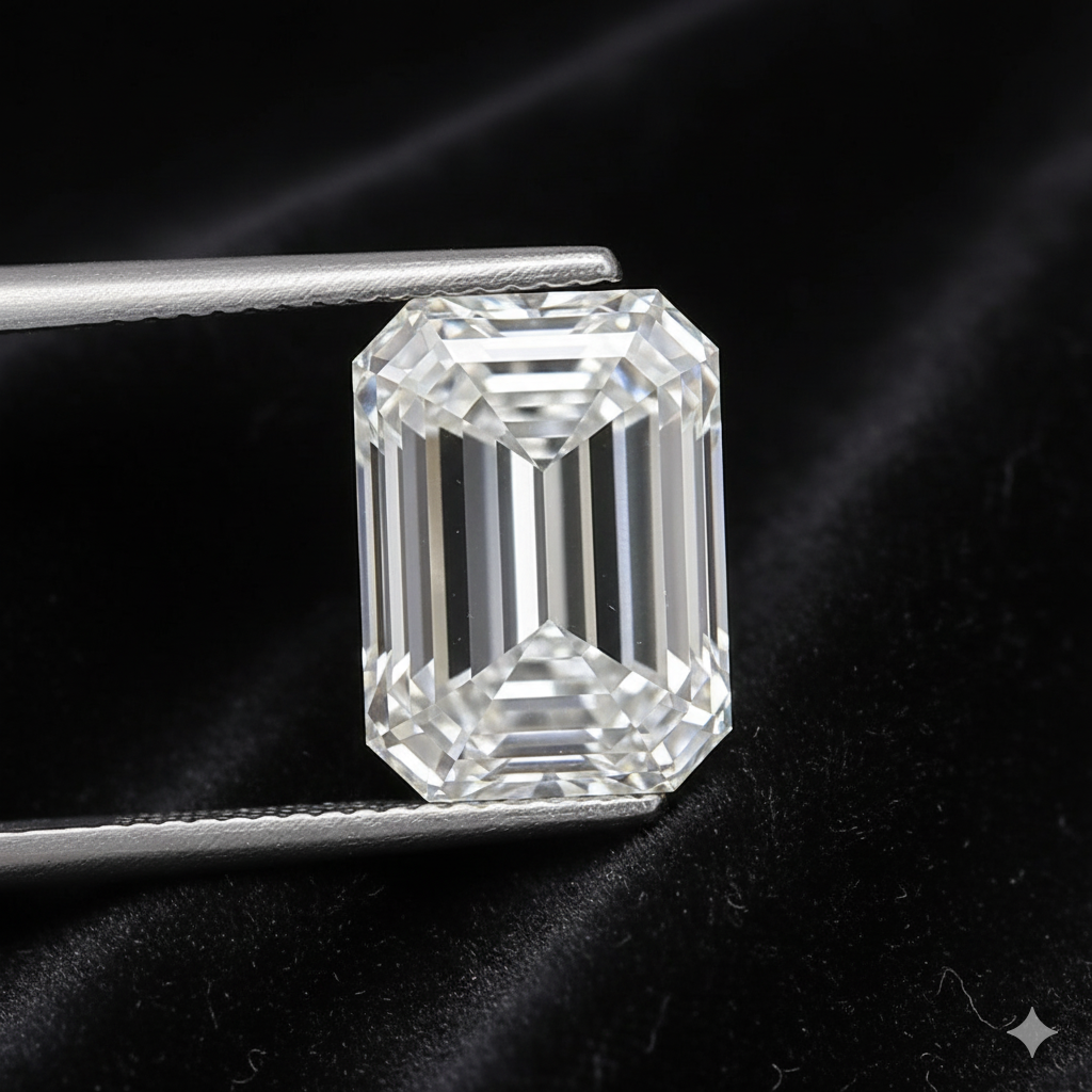 IGI Certified 2.00 CT Emerald Cut Lab Grown Diamond