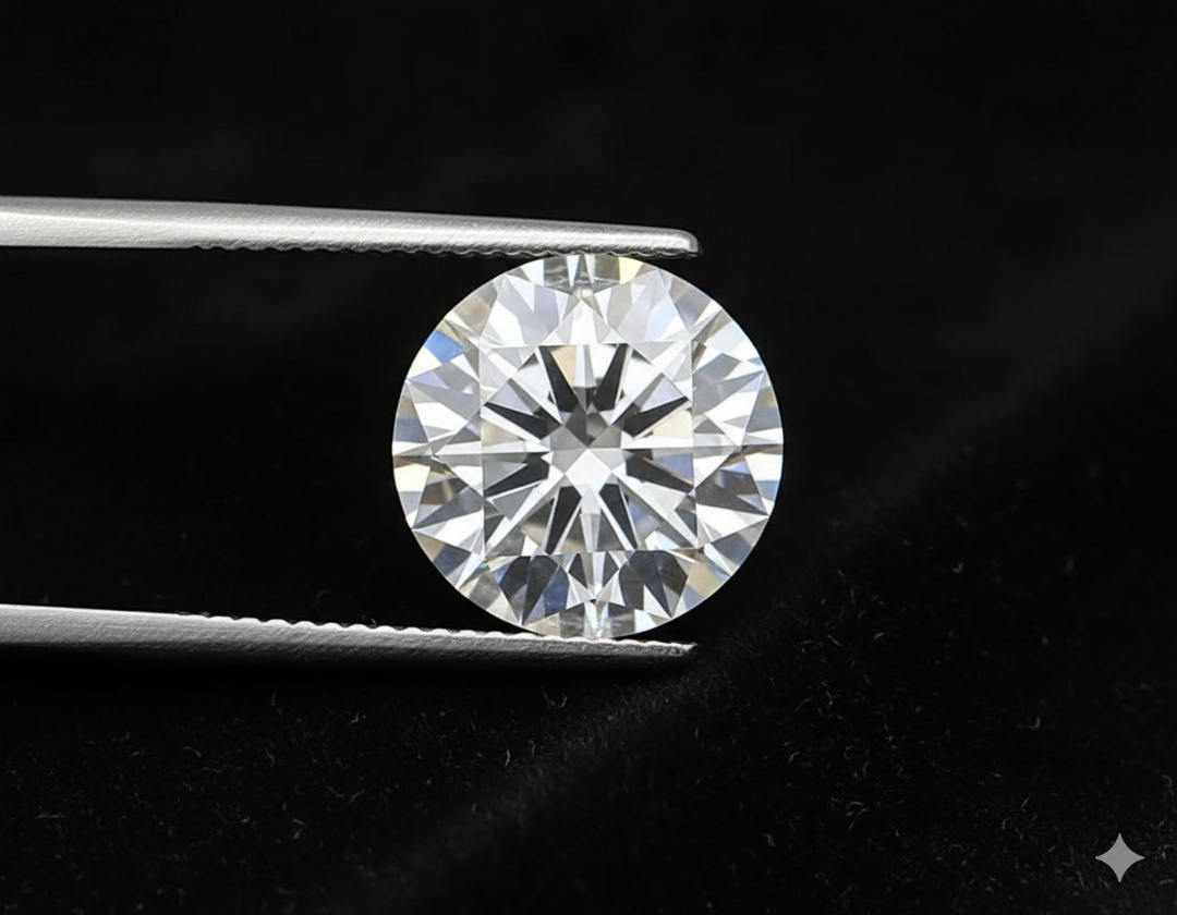 IGI Certified 1.00 CT Round Cut Lab Grown Diamond