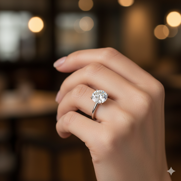 IGI Certified 2.50 CT Round Cut Lab Grown Diamond