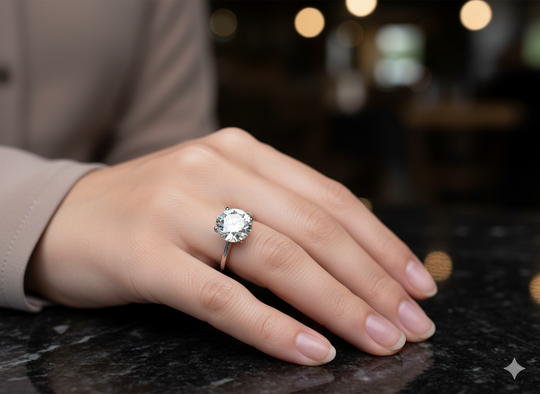 IGI Certified 2.25 CT Round Cut Lab Grown Diamond